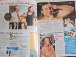 Siesta Haftalık Aktüalite Sinema Tiyatro Müzik ve Magazin Dergisi - 19 Kasım 2006 - Süreyya Yalçın - Berrak Tüzünataç - Lerzan Mutlu - Özcan Deniz - Sezen Aksu - Nazan Öncel - Nurseli İdiz - Sadri Alışık - Özlem Düvencioğlu - Özgü Namal - Sibel Kekilli - Mahsun Kırmızıgül - Mine Cangal - Cem Yılmaz - Mustafa Altıoklar - Aylin Varon - Tuğçe Güder - Muazzez Ersoy - Nurgül Yeşilçay - Cem Özer - Cüneyt Arkın - Mehmet ali Erbil - Deniz seki - Neslihan Önder - Hülya Avşar - Şenay Akay - Deniz berdan - Eda Taşpınar - Heves Ekinci - Okan Bayülgen - Derin Mermerci - Gökhan Kimsesizcan - Gülben Ergen - Hayrettin Tarhan - Hülya Bozkaya - Ebru Gündeş - Simge Tertemiz - Gamze Karaman - Mustafa Topaloğlu fotoğraf ve haberi - Tam Takım Dergi