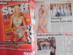 Siesta Haftalık Aktüalite Sinema Tiyatro Müzik ve Magazin Dergisi - 21 Ocak 2007 - Neslihan Önder - Şafak Sezer - Peker Açıkalın - Aysun Kayacı - Seda Akman - Chery Shahnavaz - Charlize Theron - Öztürk Serengil - Sezen aksu - Ceyda Düvenci - Hande Yener - Demet Akalın - Alp Kırşan - Asena - Tuğba Ekinci - Pınar Aylin - Zeynep Tokuş - Ayşe Arman - Julia Lescova - Alışan - Mehmet Ali Erbil  -Müjdat Gezen - Dilek Budak - Türkan Şoray - Nilgün Belgün - Abdullah Şahin - Cansu Dere - Anna Babkova - Serdar Bilgili - Güzide Duran - Athena - Nükhet Duru - Doğa Bekleriz fotoğraf ve haberi - Tam Takım Dergi