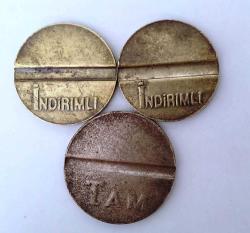 Kültür ve Turizm Bakanlığı Topkapı Sarayı Müze Jetonu 3 Adet resimdeki Ürün Gönderilecektir (J-31)