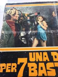 İtalyanca ORİJİNAL SİNEMA, Film AFİŞİ - Yedi Sapık Bir Fahişe, (Una donna per 7 bastardi) 1974, FİLM AFİŞİ / POSTERİ - BÜYÜK BOY - ORİJİNAL - 65 X 46 cm EBADINDA - Original Turkish Big Size Movie Poster - Roberto Bianchi Montero, Leila Buongiorno, Richard Harrison, Dagmar Lassander, Ivano Staccioli, Antonio Casale, Luciano Bartoli, Luciano Rossi, Alessandro Perrella, Gordon Mitchell, Andrea Checchi