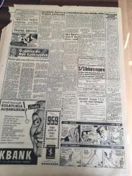 YENİ SABAH GAZETESİ  18  MART 1958 YIL :20 SAYI :6839----Gaziantep  hadiselerinin  sanıkları  dün  tahliye  edildi --Yeni askerlik  kanunu  tasarısı hazırlandı -- Çanakkale  Zaferinin  43. Yıldönümü   Bugün Bütün Yurtta  Törenle Yapılacak --Ücretli izin  kanunlaşıyor --İran Şahı  Süreyya  Altes  Ünvanını Verdi --1957 Geliri 804 Milyon  Lira Arttı --Amerika Fezaya  ikinci  peyki attı --Gizli Tavuk Mezbahası  Basıldı  Tavuklar  Narh  Üzerinden Satıldı ---Bir Geceliği Tertip Edilecek --İsmail  'e  bir ay boykot  ve 300 lira para cezası  verildi --Türkiye Basketbol Birincilikleri  yarın Ankara da Başlıyor --Genç Milli Takım 17 Kişiye İndirildi --Beykoz Irak a gidiyor --Kadıköy  Güreş  Kulübü  Kuruluyor --