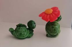 FİGÜR - KINDER TEENY TOPSI TURTLES 1993 (2 ADET)