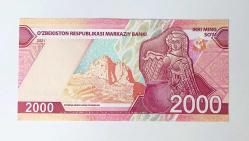 Özbekistan 2000 Som 2021 ÇİL