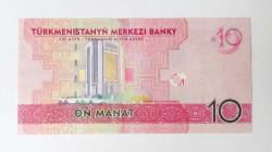 Türkmenistan 10 Manat 2012 ÇİL