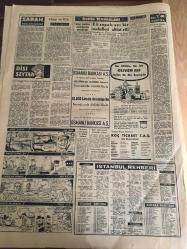 YENİ SABAH GAZETESİ  11 AĞUSTOS 1959 YIL :22 SAYI :7340---Samsun da seller  200 evi  istila etti --Sandık  cinayeti  bir üniversiteli kız işlemiş --Sekiz  trafik  kazasında bir ölü ,yedi  yaralı  var --İnfilak  sahasında  dün  keşif  yapıldı --İki milyar liralık  mirası  alamıyorlar --Hizip ve Klik  :Siyavuşgil ---Protesto  edilen  tacir  sayısı  yüzde  204 arttı --Milli  Lig Maçlarının Tarihleri  Tespit Edildi --Galatasaray  bu hafta  Feriköy  ile  maç  yapacak --Tenis  birinciliklerine  dün  de devam  edildi ---Greko -Romen  Güreş Takımı  Dün Belli Oldu --Kurt Carlsen  şehrimizde ---Bazı  pedagoglar  çocuklara  dayak  atılmasını  dün  müdafaa ettiler ---