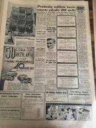 YENİ SABAH GAZETESİ  11 AĞUSTOS 1959 YIL :22 SAYI :7340---Samsun da seller  200 evi  istila etti --Sandık  cinayeti  bir üniversiteli kız işlemiş --Sekiz  trafik  kazasında bir ölü ,yedi  yaralı  var --İnfilak  sahasında  dün  keşif  yapıldı --İki milyar liralık  mirası  alamıyorlar --Hizip ve Klik  :Siyavuşgil ---Protesto  edilen  tacir  sayısı  yüzde  204 arttı --Milli  Lig Maçlarının Tarihleri  Tespit Edildi --Galatasaray  bu hafta  Feriköy  ile  maç  yapacak --Tenis  birinciliklerine  dün  de devam  edildi ---Greko -Romen  Güreş Takımı  Dün Belli Oldu --Kurt Carlsen  şehrimizde ---Bazı  pedagoglar  çocuklara  dayak  atılmasını  dün  müdafaa ettiler ---