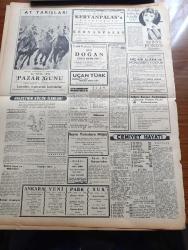 Halkçı Gazete - 25 Eylül 1954 - Aleyhimizde Verilen Kararın Tam Metni - Üç Arkadaşımıza Verilen Hapis Cezaları Yekûnu 123 Ay - Kıbrıs Meselesinin Birleşmiş Milletler'de Gündeme Alınmasından Yunanistan Memnun - İbrahim Cüceoğlu - İsmet İnönü 71 Yaşında - Dil İnkılabının Yıldönümü - Lig Maçları Bugün Başlıyor - Futbol Federasyonu İstifamı Ediyor - Eski Futbol Federasyonu Başkanı Orhan Şeref Apak - Halkçı'nın Resimli Romanı Aşk Yakutu - Ahmet Küspeci Köylü Gazetesini Dava Etti - Marsilya Fuarında Türk Pavyonu - Çamlıca Kız Lisesi - Müslüman Kardeşler Toplantısı - Hüseyin Cahit Yalçın'ın 50 Yıllık Siyasi Hatıraları Meşrutiyet Devri Ve Sonrası Yazı Dizisi - Lig Maçları Bugün Başlıyor - Baykara'nın Serüvenleri Kurul Savaşçıları Resimli Roman- Pond's Kremleri - Ankara Sonbahar At Yarışları - Doğan Sigorta Anonim Şirketi