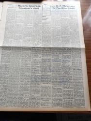 Halkçı Gazete - 16 Kasım 1954 - İsmet İnönü'nün Adnan Menderes'e Dersi - CHP Mebusu Sırrı Atalay'ı Demokrat Partililer Dövdü - Devlet Bakanı Mükerrem Sarol'a Dair Yeni Bir İddia - İngiltere'de Hidrojen Bombası - Milli Piyango Çekildi - Çetin Altan Köşe Yazısı - Güzel Regina Dedektif Cardoc'un Maceraları Yazan Georges Dejean Yazı Dizisi - Türkiye Eski Muharipler Birliği Kongresi - Hüseyin Cahit Yalçın'ın 50 Yıllık Siyasi Hatıraları Meşrutiyet Devri Ve Sonrası Yazı Dizisi - Ölü Kafası Pelerin Altında İşlenen Cinayet Yazan Ketlin Veyd Yazı Dizisi - Polis Hafiyesi Bil Morton Resimli Roman - Binbir Sırrı Olan Adam Eski Polis Müfettişi Thorp'un Hatıraları - Dost Mu Düşman Mı Yazan Oreste Pinto Yazı Dizisi - Ankara Kolejinin Atletleri Hazırlanıyor - İstanbul Greko Romen Takımı Seçildi - Dursun Ali Erbaş