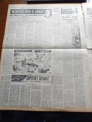 Halkçı Gazete - 21 Temmuz 1954 - Hindiçini Ateşkes Anlaşması - İstanbul Deniz Yollaması Davası - Dün Mevsimin En Sıcak Gününü Yaşadık - Atatürk Heykeline Beyanname - Başbakan Adnan Menderes İtalyan Elçisi Konte Luca Pietromarchi'yi Kabul Etmiştir - Ekonomi Ve Ticaret Bakanı Sıtkı Yırcalı İzahat Verdi - Mösyö Lökok Yazan Emile Gaborian Yazı Dizisi - Çetin Altan Köşe Yazısı - Fransa Bisiklet Turunda Durum - Halkçı'nın Resimli Romanı Aşk Yakutu - İspanya'dan Mısır'a Silah - Kuzey Güney Kore Ticareti - İzmir'de Deniz İşçilerinin Sendika Binası Mühürlendi - Hayatımın Hikayesi Marilyn Monroe Yazı Dizisi - Hüseyin Cahit Yalçın'ın 50 Yıllık Siyasi Hatıraları Meşrutiyet Devri Ve Sonrası Yazı Dizisi - Baykara'nın Serüvenleri Yıldızların Hücumu Yazı Dizisi - Brezilya'nın Bakir Ormanlarında Tigrero Yazı Dizisi - Derman Ağrı Kesici - Arı Unları - Bir Türk Masalı Eşkıyalar Arasında Yazan Rıfat Öztoprak - Çocuk Köşesi - Nasreddin Hoca - Siraküzalı Bilgin Arşimet