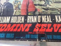Vahşi Dünya, İtalyanca ORİJİNAL SİNEMA, Film AFİŞİ, (UOMINI SEŞVAGGI - Wild Rovers) 1971, FİLM AFİŞİ / POSTERİ - BÜYÜK BOY - ORİJİNAL - 66 X 45 cm EBADINDA - Original Turkish Big Size Movie Poster - Blake Edwards, William Holden, Ryan O'Neal, Karl Malden, William Holden, Ryan O'Neal, Karl Malden, Lynn Carlin, Tom Skerritt, Joe Don Baker, James Olson, Leora Dana, Moses Gunn, Victor French, Rachel Roberts, Sam Gilman, Charles H. Gray, Jack Garner, Caitlin Wyles, Mary Jackson, William Lucking, Ed Bakey, Ted Gehring