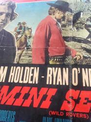 Vahşi Dünya, İtalyanca ORİJİNAL SİNEMA, Film AFİŞİ, (UOMINI SEŞVAGGI - Wild Rovers) 1971, FİLM AFİŞİ / POSTERİ - BÜYÜK BOY - ORİJİNAL - 66 X 45 cm EBADINDA - Original Turkish Big Size Movie Poster - Blake Edwards, William Holden, Ryan O'Neal, Karl Malden, William Holden, Ryan O'Neal, Karl Malden, Lynn Carlin, Tom Skerritt, Joe Don Baker, James Olson, Leora Dana, Moses Gunn, Victor French, Rachel Roberts, Sam Gilman, Charles H. Gray, Jack Garner, Caitlin Wyles, Mary Jackson, William Lucking, Ed Bakey, Ted Gehring
