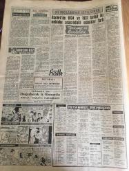 YENİ SABAH GAZETESİ 30 Temmuz 1960 YIL :23 SAYI :7680---Bir milleti  ,bir karış  toprak  için  mahvetmek  hakkımızdır  : Gürsel  Hatay 'a  uzanan  el kırılacak dedi --Cihat  iren  Tüccar  ve  Sanayici  ile Görüştü ----Refik Koraltan 'ın  evinde bulunan  tarihi  eşya  müzelere  iade edildi ---M.B Komitesi  sözcüsü  zirai   vergi  ihdas  edilecek dedi ---CMKP İlim  Heyeti  Kurdu --Vilayete ağır işlerle  ilgili  izahat  verildi --Dil inkılabından  28 yıl sonra :Atatürk  'ün 1934 ve  1937 tarihli  iki mektubu  arasındaki  manidar  fark --Kızılay  Meydanın  adı  Hürriyet Meydanı Oldu --Adalet Bakanlığında Yeni Nakil  ve Tayinler --Amerikalıların  bikinisi Fransızları  bile şaşırttı --Recep Galatasaraylı Saim  de Beykozlu  Oldu --Mart 1961 de İngiltere  ile  İstanbul da  oynuyoruz --Beynelmilel  Hakem Kursu  Dün Açıldı --Kemal Özçelik  niçin Amerika 'ya gönderilemedi --1948 Londra Türkiye için  Mühim Hadise Oldu ---