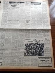 Halkçı Gazete - 17 Temmuz 1954 - Hindiçini Meselesini Görüşen Cenevre Konferansı Çekişmeli Geçiliyor - Ethem Menderes'in Davasının Neşri Yasak - Müslüman Kardeşler'le Teması Olan Nurcular Saltanatı İhya Edecekmiş - Yeni Yıl Bütçesi - Süveyş Kanalının Tahliyesi Meselesi - Jane Russel'i Meşhur Eden Milyarder Howard Hughes - Petrof İşinin İçyüzü Nedir -  Mösyö Lökok Yazan Emile Gaborian Yazı Dizisi - Halkçı'nın Resimli Romanı Silviya Buzlar Üzerinde - Zafer Meydanındaki Atatürk Heykeli Yıkılma Tehlikesinde - İstanbul'da Bugünkü At Yarışları - İzmir'de İşçiler Greve Devam Ediyor - Tarsus Gemisinin Seyahati - Tamburi Cemil Bey Çalıyor Yazan Selami İzzet - Jüpiter'e Seyahat Yazan Verner Van Lorn Yazı Dizisi - Hüseyin Cahit Yalçın'ın 50 Yıllık Siyasi Hatıraları Meşrutiyet Devri Ve Sonrası Yazı Dizisi - Brezilya'nın Bakir Ormanlarında Tigrero Yazı Dizisi - İhaleler - Wimbledon Tenis Turnuvası - Turnuvanın Şansız Tenisçisi Tony Trabert - Spor Kralı Müsabakası