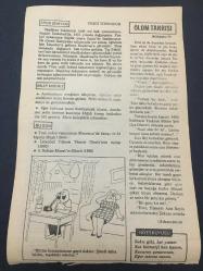 16 OCAK 1979 -TAKVİM YAPRAĞI-DOĞUM GÜNÜ HEDİYESİ-HÜRRİYET TAKVİMİ,ÇOCUĞA İSİM,SPOR DÜNYASI VEDİİ TOSUNCUK,TRAK YOLCU VAPURUNUN MARMARADA BATIŞI 24 KİŞİ NİN ÖLÜŞÜ 1944,İSTANBUL YÜKSEK TİCARET OKULUNUN AÇILIŞI,1883,3.MURATIN ÖLÜMÜ 1595