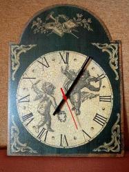 AHŞAP İNGİLİZ ÜRÜNÜ DUVAR SAATİ.