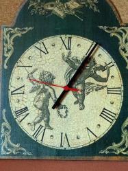 AHŞAP İNGİLİZ ÜRÜNÜ DUVAR SAATİ.