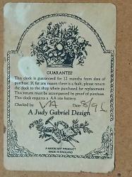 AHŞAP İNGİLİZ ÜRÜNÜ DUVAR SAATİ.