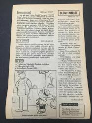 14 ŞUBAT 1979 -TAKVİM YAPRAĞI-DOĞUM GÜNÜ HEDİYESİ-HÜRRİYET TAKVİMİ,ÇOCUĞA İSİM,SPOR DÜNYASI ARSLAN NİHAT,VAKFIKEBİRİN KURTULUŞU,TELEFONUN İCADI 1876,CERBE DENİZ SAVAŞI 1560