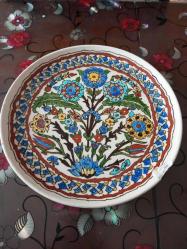 Kütahya çini  duvar tabağı 1960-70 arası