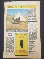 4  NİSAN  1979 -TAKVİM YAPRAĞI-DOĞUM GÜNÜ HEDİYESİ-HÜRRİYET TAKVİMİ,ÇOCUĞA İSİM,HAYVANLAR ALEMİ,PUMA,KOZAN DA POF REMZİ OĞUZ ARIK I ANMA GÜNÜ,DUMLUPINAR DENİZALTISININ ÇANAKKALEDE BİR İSVEÇ ŞİLEBİYLE ÇARPIŞARAK BATIŞI 88 ŞEHİT 1953,NATONUN KURULUŞU 1949