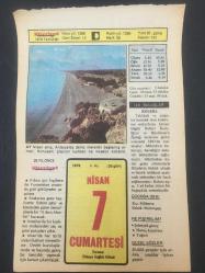 7  NİSAN  1979 -TAKVİM YAPRAĞI-DOĞUM GÜNÜ HEDİYESİ-HÜRRİYET TAKVİMİ,ÇOCUĞA İSİM,HAYVANLAR ALEMİ YABAN DOMUZU,MİLLETLERARASI SAĞLIK TEŞKİLATININ KURULUŞU 1956,ŞENKAYANIN KURTULUŞU BAKİNİN ÖLÜMÜ 1600