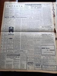 Zafer Gazetesi - 30 Nisan 1958 - Reisicumhurumuz Celal Bayar'ın Yapacağı Ziyaret Dolayısıyla Alman Matbuatında Hararetli Neşriyat - Çin Meclisinde İlk Defa  Yabancı Hükümet Reisi Olarak Adnan Menderes Konuştu - Hariciye Vekilimiz Fatin Rüştü Zorlu'nun Çok Mühim Beyanatı - Nafia Vekili Tevfik İleri Türk Milleti Her An Refah Ve Saadete Yaklaşıyor - Kıbrıs'ta Tedhiş Ve Sabotaj Genişliyor - Saidi Nursi Hakkında Beyanname Dağıtan 7 Kişi Mahkemeye Verildi - Dumlupınar Denizaltısı Çıkarılıyor - Türk Amerikan Derneğinde İslamiyet Mevzuunda Konferans Verilecek - Raybank - Ankara İlkbahar At Yarışları - Trajedya - Suudi Arabistan ve Petrol - Macarlar İle Grekoromen Karşılaşmaları Bu Akşam - Milli Futbol Takımı Elemanları Beşiktaş'ın Karşısında Muvaffak Olamadılar- Safa Yalçuk Spor Aleminin Sevgilisi - Demirspor Kongresi - Narbag Ve Misbag Şarapları