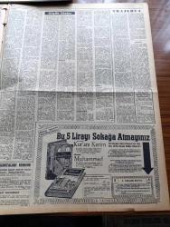 Zafer Gazetesi - 30 Nisan 1958 - Reisicumhurumuz Celal Bayar'ın Yapacağı Ziyaret Dolayısıyla Alman Matbuatında Hararetli Neşriyat - Çin Meclisinde İlk Defa  Yabancı Hükümet Reisi Olarak Adnan Menderes Konuştu - Hariciye Vekilimiz Fatin Rüştü Zorlu'nun Çok Mühim Beyanatı - Nafia Vekili Tevfik İleri Türk Milleti Her An Refah Ve Saadete Yaklaşıyor - Kıbrıs'ta Tedhiş Ve Sabotaj Genişliyor - Saidi Nursi Hakkında Beyanname Dağıtan 7 Kişi Mahkemeye Verildi - Dumlupınar Denizaltısı Çıkarılıyor - Türk Amerikan Derneğinde İslamiyet Mevzuunda Konferans Verilecek - Raybank - Ankara İlkbahar At Yarışları - Trajedya - Suudi Arabistan ve Petrol - Macarlar İle Grekoromen Karşılaşmaları Bu Akşam - Milli Futbol Takımı Elemanları Beşiktaş'ın Karşısında Muvaffak Olamadılar- Safa Yalçuk Spor Aleminin Sevgilisi - Demirspor Kongresi - Narbag Ve Misbag Şarapları