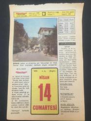 14  NİSAN  1979 -TAKVİM YAPRAĞI-DOĞUM GÜNÜ HEDİYESİ-HÜRRİYET TAKVİMİ,ÇOCUĞA İSİM,HAYVANLAR ALEMİ KARGA,DİYADİN,DOĞUBEYAZIT,HAMUR,PATNOS,TAŞLIÇAY,TUTAK İLÇELERİNİN KURTULUŞU,1918,AYBASTIDA PANAYIR,TÜRKİYE SPOR YAZARLARI DERNEĞİNİN KURULUŞU,1963,SEKİZ ADASININ FETHİ 1566