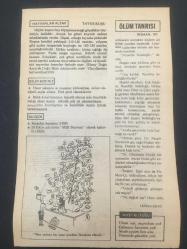 19  NİSAN  1979 -TAKVİM YAPRAĞI-DOĞUM GÜNÜ HEDİYESİ-HÜRRİYET TAKVİMİ,ÇOCUĞA İSİM,HAYVANLAR ALEMİ,TAVUS KUŞU,KIRŞEHİR DEPREMİ,1938,29 EKİMİN MİLLİ BAYRAM OLARAK KABULÜ 1925