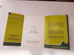 Efemera - DAVETİYE - RABİA ÜLKÜ SIRRI DİVİL RESİM SERGİSİ AÇILIŞ DAVETİYESİ (1991 - ANKARA SANAT GALERİSİ) - kitantik - kitaLog