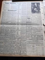 Zafer Gazetesi - 28 Kasım 1957 - Piyasada Lüzumlu Bütün Gıda Maddeleri Gittikçe Bollaşıyor - Amerikan Başkanı Eisenhower'in Sıhhati Salaha Doğru Gidiyor - Sovyetler Birliği Başvekili Bulganin'in Basvekilimiz Adnan Menderes'e Mesajı - Ahmet Özel Rektör Oldu - Türkiye Hakkında Suriye'nin Yalanları - Genel Sekreter Spaak Tarafından NATO Daimi Konseyi İçtimaa Çağrılıyor - Bir Avrupalının Hatıraları Yazan Stefan Zweig Yazı Dizisi - Sıhhat Vekili Doktor Lütfi Kırdar - Fazıl Ahmet Aykaç - Ragıp Akyavaş - Anadolu Kaleleri Sivas Kalesi - Adviye Fenik - Komili Banyo Sabunu - Bugün Yapılacak At Yarışlarının Tahminleri - Altınyıldız Kumaş Fabrikası - Opon Ağrı Kesici - Milli Namzetler İlk Maçı Pazar Günü Gençlerbirliği İle Yapacak - Şampiyonu Hamit Kaplan'ın Tedavisi Londra'da Yapılmalıdır - Basketbolu Bırakan Yalçın Granit İçin Jübile