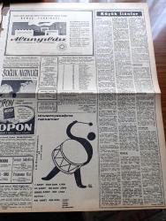 Zafer Gazetesi - 28 Kasım 1957 - Piyasada Lüzumlu Bütün Gıda Maddeleri Gittikçe Bollaşıyor - Amerikan Başkanı Eisenhower'in Sıhhati Salaha Doğru Gidiyor - Sovyetler Birliği Başvekili Bulganin'in Basvekilimiz Adnan Menderes'e Mesajı - Ahmet Özel Rektör Oldu - Türkiye Hakkında Suriye'nin Yalanları - Genel Sekreter Spaak Tarafından NATO Daimi Konseyi İçtimaa Çağrılıyor - Bir Avrupalının Hatıraları Yazan Stefan Zweig Yazı Dizisi - Sıhhat Vekili Doktor Lütfi Kırdar - Fazıl Ahmet Aykaç - Ragıp Akyavaş - Anadolu Kaleleri Sivas Kalesi - Adviye Fenik - Komili Banyo Sabunu - Bugün Yapılacak At Yarışlarının Tahminleri - Altınyıldız Kumaş Fabrikası - Opon Ağrı Kesici - Milli Namzetler İlk Maçı Pazar Günü Gençlerbirliği İle Yapacak - Şampiyonu Hamit Kaplan'ın Tedavisi Londra'da Yapılmalıdır - Basketbolu Bırakan Yalçın Granit İçin Jübile