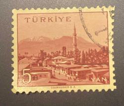 Mektup Zarfından Kesilmiş  / Postadan Geçmiş Pul Filateli - Damgalı - VAN , 5 PARA - Türkiye Cumhuriyeti