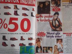 Dolce Haftalık Aktüalite Sinema Tiyatro Müzik ve Magazin Dergisi - 28 Şubat 2004 - Didem Taslan - Okan Bayülgen - Müge Dağıstanlı - Elif Germiyanlıgil - Murat Atabarut - Cengiz İmren - Tuğçe Kazaz - Şebnem Dönmez - Seda Sayan - Mehmet Aslantuğ - Arzum Onan - Doğa Rutkay - İpek Tuzcuoğlu - Gamze Özçelikl - Hülya Avşar - Nurgül Yeşilçay - Bradd Pitt - Monica Belluci - Gül Özgüven - Pierre Van Hooijdonk - Ömer Erdoğan Posteri - Didem Taslan - Tuğba Özay - Hamdi Alkan - Yeliz Yeşilmen - Çağdaş Yüksel - Melda Kamhi - Sinan Kosif - Melisa Mızraklı - Selin Denizli - Ceri Benardete - Ahu Tuğbay - İvana fotoğraf ve haberi - Tam Takım Dergi