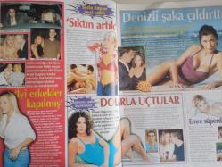 Dolce Haftalık Aktüalite Sinema Tiyatro Müzik ve Magazin Dergisi - 19 Ekim 2002 - Yeliz Yeşilmen - Sevda Demirel - Müge Dağıstanlı - Nez - Hande Ataizi - Şebnem Dönmez - Demet Şener - İbrahim Kutluay - Aysun Kayacı - Emre Aşık - Helin avşar - Ebru Şallı Tan - Harun Tan - Ayşe Hatun Önal - Tuğba Özay - Hülya Avşar - Harun Tan - Ebru Şallı Tan - Ayşe Hatun Önal - Hakan Tevetoğlu - Pınar Altuğ - Seray Sever - İbrahim Tatlıses - Nurseli İdiz -Deniz Akkaya - Nigar Talibova - Mondragon Posteri - Sevda Demirel - Güzide Duran - Rifat Özbek - Sibel İlkiz - Esra Yelkenci - Ayşegül Cinisli - Sinan Engin - Sezai Taşkent - Mustafa Sandal - Nefise Karatay - Nurseli İdiz - Ali başar - Esra Eron - Mustafa Sirmen - Duygu Akar fotoğraf ve haberi - Posterli Tam Takım Dergi