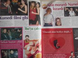 Dolce Haftalık Aktüalite Sinema Tiyatro Müzik ve Magazin Dergisi - 9 Şubat 2002 - Çağla Şikel - Gökhan Özen - Asena - Müge Dağıstanlı - Mehmet ali Alabora - Eleni Moutsassos - Ajda Pekkan - Ebru Destan - Tarkan - Murat Varol - Gülben Ergen - Hülya Avşar - Çelik - Kadir İnanır - Demet Akalın - Mustafa Sandal - Tuba Ünsal - İzzet Çapa - Semra Özal - Sevim Emre - Orhan Gencebay - Rüçhan Adlı - Türkan Şoray - Hande Ataizi - Sinem Güven - Yılmaz Erdoğan - Gökhan Özen Posteri - Cüneyt Arkın - Aydan Şener - Esra Balamir - Hande Ataizi - Öykü Osma - Zerrin Arbaş - Metin Uca - Ebru Akel - Şebnem Tuncer - Doğa Rutkay - Kerem Alışık - Selin Toktay - Feryal Gülman - Belma simavi - Şefik Öztek - Mehmet Özdilek - Funda Barın - Derin Mermerci - Ralf Tezman - Ebru Güzel fotoğraf ve haberi - Posterli Tam Takım Dergi
