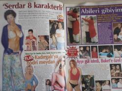 Dolce Haftalık Aktüalite Sinema Tiyatro Müzik ve Magazin Dergisi - 9 Şubat 2002 - Çağla Şikel - Gökhan Özen - Asena - Müge Dağıstanlı - Mehmet ali Alabora - Eleni Moutsassos - Ajda Pekkan - Ebru Destan - Tarkan - Murat Varol - Gülben Ergen - Hülya Avşar - Çelik - Kadir İnanır - Demet Akalın - Mustafa Sandal - Tuba Ünsal - İzzet Çapa - Semra Özal - Sevim Emre - Orhan Gencebay - Rüçhan Adlı - Türkan Şoray - Hande Ataizi - Sinem Güven - Yılmaz Erdoğan - Gökhan Özen Posteri - Cüneyt Arkın - Aydan Şener - Esra Balamir - Hande Ataizi - Öykü Osma - Zerrin Arbaş - Metin Uca - Ebru Akel - Şebnem Tuncer - Doğa Rutkay - Kerem Alışık - Selin Toktay - Feryal Gülman - Belma simavi - Şefik Öztek - Mehmet Özdilek - Funda Barın - Derin Mermerci - Ralf Tezman - Ebru Güzel fotoğraf ve haberi - Posterli Tam Takım Dergi