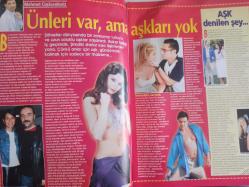 Dolce Haftalık Aktüalite Sinema Tiyatro Müzik ve Magazin Dergisi - 9 Şubat 2002 - Çağla Şikel - Gökhan Özen - Asena - Müge Dağıstanlı - Mehmet ali Alabora - Eleni Moutsassos - Ajda Pekkan - Ebru Destan - Tarkan - Murat Varol - Gülben Ergen - Hülya Avşar - Çelik - Kadir İnanır - Demet Akalın - Mustafa Sandal - Tuba Ünsal - İzzet Çapa - Semra Özal - Sevim Emre - Orhan Gencebay - Rüçhan Adlı - Türkan Şoray - Hande Ataizi - Sinem Güven - Yılmaz Erdoğan - Gökhan Özen Posteri - Cüneyt Arkın - Aydan Şener - Esra Balamir - Hande Ataizi - Öykü Osma - Zerrin Arbaş - Metin Uca - Ebru Akel - Şebnem Tuncer - Doğa Rutkay - Kerem Alışık - Selin Toktay - Feryal Gülman - Belma simavi - Şefik Öztek - Mehmet Özdilek - Funda Barın - Derin Mermerci - Ralf Tezman - Ebru Güzel fotoğraf ve haberi - Posterli Tam Takım Dergi