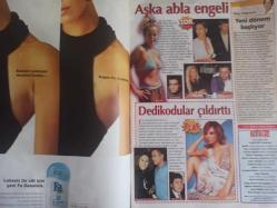 Dolce Haftalık Aktüalite Sinema Tiyatro Müzik ve Magazin Dergisi - 6 Eylül 2003 - Cansu Dere - Demet Akalın - Erdinç Acar - Helin Avşar - Mustafa Çağlar - Ebru Gündeş - Ayşe Hatun Önal - İbrahim Çapan - Sibel Can - Hülya Avşar - Nükhet Duru - Erdal Acar - Hakan Altun - Destan Bezmen - Çağla Şikel - Sezen Aksu - Deniz Seki - Ozan doğulu - Cansu Dere - Sevim Emre - Öykü Erdem - Emre Çapa - Ayla Ünsal - Varol Kaynar - Davut Güloğlu - Mustafa Denizli - Melisa Eliyeşil - Özlem Tekin - Hilal Cebeci Posteri - Demet Şener - Mete Taki - Murat Dürüst - Serhat Akın - Gamze Özçelik - Şenay Akay - Kenan Doğulu - Seda Üren - Tuğba Özay - Tülin Şahin - Mustafa  Sandal - Deniz Akkaya - Hidayet Türkoğlu - Ali Taciroğlu - Deniz Akkaya - Yeşim Erçetin fotoğraf ve haberi - Posterli Tam Takım Dergi