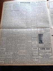 Zafer Gazetesi - 10 Ekim 1957 - İnşaatı Biten Yeni Ve Modern Bir Eser Afyon Çimento Fabrikası Yarın Açılıyor - Demokrat Parti'ye Kitleler Halinde İltihak Devam Ediyor - Ankara'da İki Caddeye Muhammed Rıza Şah Pehlevi Ve Tahran Adları Verildi - Eisenhower Amerikan Suni Peykinin Yakında Atılacağı Bildirdi - Üsküdar'da Dün 200 Dükkanın Temeli Atıldı - Bursa Merinos Fabrikasının Yünlü Dokuma Tesisleri Dün Törenle Açıldı - Dirilen Sevgili Yazan Muazzez Aruoba Yazı Dizisi - Zaman Haftalık Dergisi Bugün Neşriyata Başlıyor - 1950 1957 Vilayetlerde Yeni Eserler - 80'lik Müzisyen Pablo Cassals'ı Baştan Çıkaran Genç Kadın - Adviye Fenik - Ordu Futbol Takımı Tahran'da - Rockfeller İstanbul Konservatuarına 40.000 Dolar Yardımda Bulundu - Pe Re Ja Limon Kolonyası - Enerji Davamız Hal Yolunda Üç Büyük Termik Bölge Santralı - 19 Mayıs Stadının Açılışına Gelmek İçin Fenerbahçe Ve Galatasaray Yeniden Zorluk Çıkardı - Sofya Bükreş Münih Karma Güreş Takımları Şehrimize Geliyor - Soma Santrali
