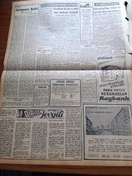 Zafer Gazetesi - 11 Ekim 1957 - Yeni Çimento Fabrikasının Açılış Töreninde Bulunmak Üzere Celal Bayar Ve Adnan Menderes Bugün Afyon'a Hareket Ediyor - Apa Barajının İlahesi Yapıldı - Menemen'de Demokrat Parti Mitingi - Maarif Vekili Tevfik İleri - Motorlu Taşıt İşçileri Birer Ev Sahibi Olacak - Ay Hakkında Münakaşa Başladı - İzmir'de 134 Köy Temiz İçme Suyu Tesisine Kavuştu - Vali Kemal Aygün - Ankara'da Demokrat Parti Seçim Faaliyeti - Dirilen Sevgili Yazan Muazzez Aruoba Yazı Dizisi - Riyaseticumhur Senfoni Orkestrasının Konserleri - Amerikan Başkanı Eisenhower - Minneapolis Senfoni Orkestrası Şefi Antal Doran - Cezayirli Milliyetçi Yusuf Şadi Ve Sevgilisi Nasıl Yakalandı - 1950 1957 Vilayetlerde Yeni Eserler - Şahane Düğünler Senesi 1958 - Erkek Olan Kadın Atlet Diskalifiye Edildi - Muhafızgücü Hentbol Şampiyonu Oldu - İstanbul Ankara Şampiyonları Fenerbahçe Ve Ankaragücü 19 Mayıs Stadının Açılışını Yapacaklar - Dünya Ağır Siklet Eski Boks Şampiyonu Rocky Marciano
