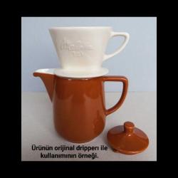 Vintage Seramik Kahve Potu