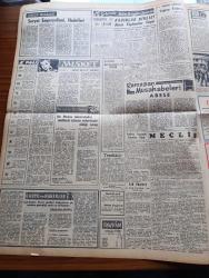Zafer Gazetesi - 2 Nisan 1958 - Reisicumhur Celal Bayar Federal Almanya'yı Ziyaret Edecek - Başvekil Adnan Menderes'in Uzak Doğu Seyahatine Büyük Ehemmiyet Atfediliyor - Kanser Haftası - EOKA Dün Tedhiş Hareketine Başladı - Orta Ve Yakın Doğuya Yapılacak Amerikan Yardımı - Kore'de Çarpışan 16 Devlet Kızıl Çin'den İzahat Talep Edecekler - Sovyet Emperyalizmi Hedefleri - Ruh Hastalıkları Ve Freud - Ramazan Musahabeleri - Kadınlar Birliği Basın Toplantısı Yapıldı- Radyo ve Haberler - Ölümünün 67. Yıldönümünde Ahmed Vefik Paşa - Peter Merton'un Hususi Darphanesi - Bulmaca - Vakıflar Bankası - Türkiye Basketbol Şampiyonasına Bakış - Gençlerbirliği Beşiktaş Bugün Karşılaşıyor - Dünya Genç Milli Takımlar 1. Bugün Başlıyor - Sümerbank - Güreş Federasyonu Reisi Seyfi Cenab Berksoy