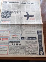 Zafer Gazetesi - 2 Nisan 1958 - Reisicumhur Celal Bayar Federal Almanya'yı Ziyaret Edecek - Başvekil Adnan Menderes'in Uzak Doğu Seyahatine Büyük Ehemmiyet Atfediliyor - Kanser Haftası - EOKA Dün Tedhiş Hareketine Başladı - Orta Ve Yakın Doğuya Yapılacak Amerikan Yardımı - Kore'de Çarpışan 16 Devlet Kızıl Çin'den İzahat Talep Edecekler - Sovyet Emperyalizmi Hedefleri - Ruh Hastalıkları Ve Freud - Ramazan Musahabeleri - Kadınlar Birliği Basın Toplantısı Yapıldı- Radyo ve Haberler - Ölümünün 67. Yıldönümünde Ahmed Vefik Paşa - Peter Merton'un Hususi Darphanesi - Bulmaca - Vakıflar Bankası - Türkiye Basketbol Şampiyonasına Bakış - Gençlerbirliği Beşiktaş Bugün Karşılaşıyor - Dünya Genç Milli Takımlar 1. Bugün Başlıyor - Sümerbank - Güreş Federasyonu Reisi Seyfi Cenab Berksoy