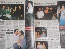 Şamdan Haftalık Aktüalite Sinema Tiyatro Müzik ve Magazin Dergisi - 22 Nisan 2001 - Didem Taslan - Selin Denizli - Süleyman Toplusoy - Ferda Anıl Yarkın - Kenan Doğulu - Aylin Alaz - Serdar Ortaç - Gökhan İleri - Hakan Seçen - Pelin Giyim - Beyazıt Öztürk - Çağla Şikel - Yasemin Kozanoğlu - Cem Cantaş - Gökhan Adlı - Ebru Şimşek -Kayahan - Orhan Gencebay - Cem Yılmaz - Fedon - Ferdi Tayfur - Siren Ertan - Didem Erol - Sedat Akdemir - Tarık Akan - Özcan Deniz - Nurdan Aksoy - Ezo Sunal - Pınar Eliçe - Gönül Yazar - Hülya Avşar - Deniz Seki - Şeniz Bengüer - Nevda Yılmaz - Abdullah Özmelek - Raif Dinçkök - Esra Tümen - Ersoy Çetin - Ebru Destan - Şebnem Dönmez - Çağla Şikel - Yüksel Ak - Sibel Turnagöl - Şengül Balıksırtı - Gülin Kirpikçioğlu fotoğraf ve haberi - Tam Takım Dergi