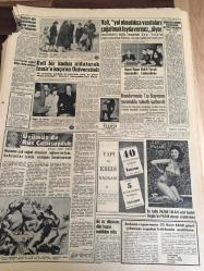YENİ SABAH GAZETESİ  16 MART 1958 YIL :20 SAYI :6837--Eisenhower ,Alman İktisadi Vekilini Amerika ya Davet Etti --Hür. Partisi  Muhtar Seçimlerine Girecek ---Fener 'de işlenen korkunç cinayet --Endonezya dahili  harbi  şiddetlendi --Dahiliye Vekaleti  ,Hürriyet  P.'li  Avukatların  İddialarını  Reddetti --Mensucat işçileri  asgari ücretleri  tespit edildi ---Vali yol  olmadıkça  vasıtaları  çoğaltmak  fayda vermez---Prens  Ali Han  Kadınlara  Uğursuzluk Getiriyor --Fenerbahçe -I .Spor Galatasaray -Beşiktaş ---Fenerbahçe   şampiyon --Feriköy  Eyüpl e  Bugün   oynuyor ---Naci ,Galatasaray Kıbrıs  'a davet  ediyor  .Dick  şehrimize döndü---Emniyet  Beykoz a 3-1  mağlup oldu --