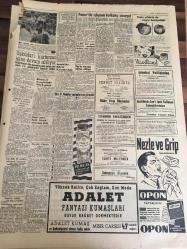 YENİ SABAH GAZETESİ  16 MART 1958 YIL :20 SAYI :6837--Eisenhower ,Alman İktisadi Vekilini Amerika ya Davet Etti --Hür. Partisi  Muhtar Seçimlerine Girecek ---Fener 'de işlenen korkunç cinayet --Endonezya dahili  harbi  şiddetlendi --Dahiliye Vekaleti  ,Hürriyet  P.'li  Avukatların  İddialarını  Reddetti --Mensucat işçileri  asgari ücretleri  tespit edildi ---Vali yol  olmadıkça  vasıtaları  çoğaltmak  fayda vermez---Prens  Ali Han  Kadınlara  Uğursuzluk Getiriyor --Fenerbahçe -I .Spor Galatasaray -Beşiktaş ---Fenerbahçe   şampiyon --Feriköy  Eyüpl e  Bugün   oynuyor ---Naci ,Galatasaray Kıbrıs  'a davet  ediyor  .Dick  şehrimize döndü---Emniyet  Beykoz a 3-1  mağlup oldu --