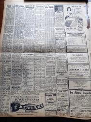 Zafer Gazetesi - 8 Nisan 1957 - Adana Çimento Fabrikası 15 Nisan'da Törenle Açılacak - Polonya'da Milislerle Halk Arasında Kavga - İngiltere Müdafaa Vekili Kıbrıs Adasına Gidiyor - Beşiktaş Kongresinde Karma Liste Kazandı - Kraliçe İkinci Elizabeth Bugün Paris'te - Türk Sendikalizmi - İngiliz Kültür Haftası Yarın Sabah Başlıyor - Var Olmak Yazan İlhan Tarus Yazı Dizisi - Dünya Sıhhat Ve Gıda Günü Dün Kutlandı - Üçüncü Dünya Harbi İhtimali - Raybank - Etibank Ankara Şubesi Bugün Açılıyor - Gül Ok Etek Bluz Elbise - Mimar Mühendis Odaları Birliği - Pe Re Ja Limon Kolonyası - Vita Yağ - Fay Temizleme Tozu - Milli Piyango Dün Çekildi - Altınçivili Atletizm Müsabakaları - Hacettepe Hilali Yendi - Galatasaray Beyoğluspor'a Karşı İyi Oyun Çıkaramadı - Durmuş Yaşar Ve Oğulları DYO Boya - Ulus Sineması
