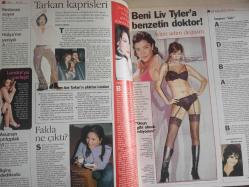 Şamdan Haftalık Aktüalite Sinema Tiyatro Müzik ve Magazin Dergisi - 5 Ocak 2002 - Seren Serengil - Mehmet Ali Erbil - Sedef Erbil - Şebnem Dönmez - Şengül Balıksırtı - Liv Tyler - Asuman Krause - Derya Tuna - Tarkan - Özay Oral - Serdar Ortaç - Aysun Kayacı - Rıfat Dedeman - Ebru Gündeş - Derin Mermerci - Ralf Tezman - Ece Erken - Ebru Destan - Nefise Karatay - Önder Bekensir - Varol Kaynar - Levent Kırca - Demet Şener - Muazzez Ersoy - Ercan Saatçi - Gülümsün Özkök - Tuba Ünsal - Berna Arıcı - Güzide Duran - Asuman Krause - Yavuz bingöl - Sinan Özedincik - Feza Fırat - Esin Moralıoğlu - Şebnem Çapa - Hande Yener - Sibel Tüzün - Ebru Şallı - Ayşe Hatun Önal - Hande Ataizi - PElin Giyim - İpek Tanrıyar - Nejdet Göral - Özlem Ertem - Arzu Kılıç fotoğraf ve haberi - Tam Takım Dergi