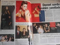 Şamdan Haftalık Aktüalite Sinema Tiyatro Müzik ve Magazin Dergisi - 5 Ocak 2002 - Seren Serengil - Mehmet Ali Erbil - Sedef Erbil - Şebnem Dönmez - Şengül Balıksırtı - Liv Tyler - Asuman Krause - Derya Tuna - Tarkan - Özay Oral - Serdar Ortaç - Aysun Kayacı - Rıfat Dedeman - Ebru Gündeş - Derin Mermerci - Ralf Tezman - Ece Erken - Ebru Destan - Nefise Karatay - Önder Bekensir - Varol Kaynar - Levent Kırca - Demet Şener - Muazzez Ersoy - Ercan Saatçi - Gülümsün Özkök - Tuba Ünsal - Berna Arıcı - Güzide Duran - Asuman Krause - Yavuz bingöl - Sinan Özedincik - Feza Fırat - Esin Moralıoğlu - Şebnem Çapa - Hande Yener - Sibel Tüzün - Ebru Şallı - Ayşe Hatun Önal - Hande Ataizi - PElin Giyim - İpek Tanrıyar - Nejdet Göral - Özlem Ertem - Arzu Kılıç fotoğraf ve haberi - Tam Takım Dergi